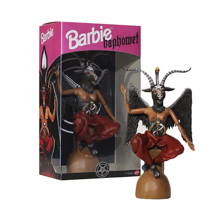 A Mattel lançou a Barbie Baphomet para comemorar o sucesso do filme?