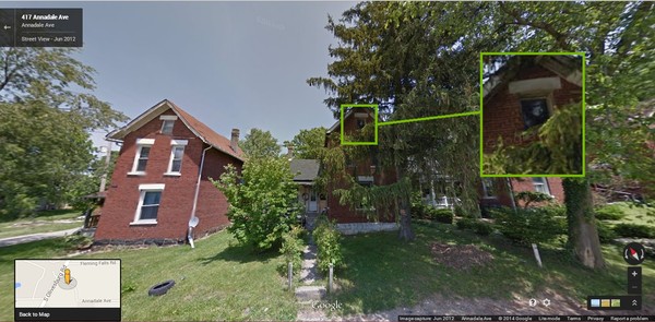 Fantasma teria sido flagrado pelo Google Street View! Verdade ou farsa? (foto: Reprodução/Street View)