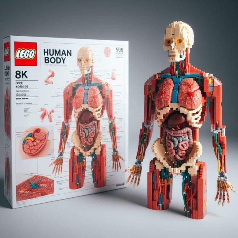 A Lego lançou um conjunto de anatomia humana para estudantes de Medicina?