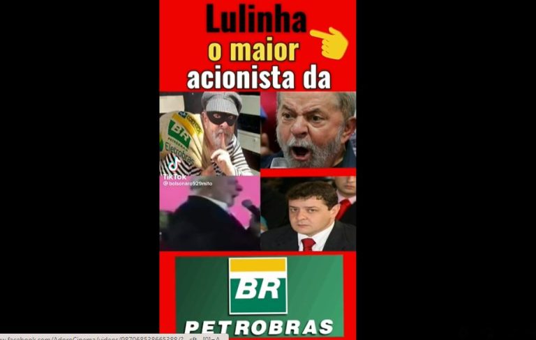 O filho do Lula é o maior acionista da Petrobras?