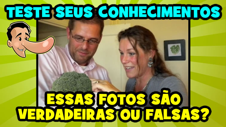 Um casal de vegetarianos adotou um brócolis no lugar de um filho de carne e  osso?