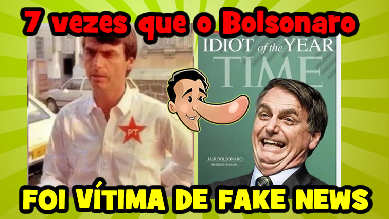 Vídeo: 7 vezes que o presidente Bolsonaro foi vítima de Fake News!