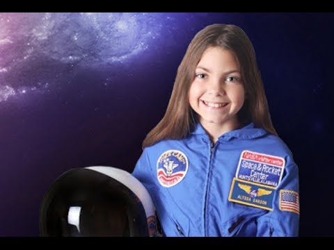 Alyssa Carson no site da NASA: Divulgação científica entre as crianças! (foto: Divulgação/NASA)