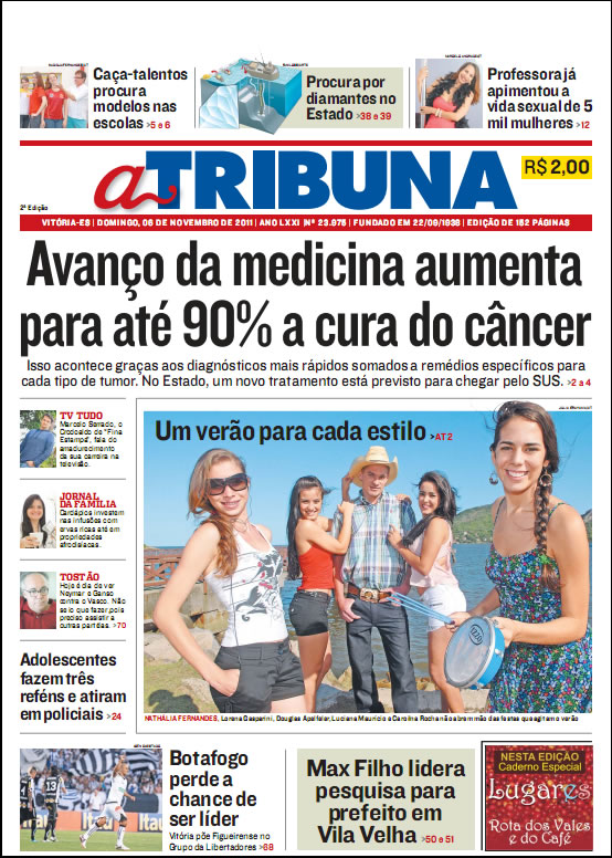 Jornal A Tribuna do Espírito Santo - 06-11-2011