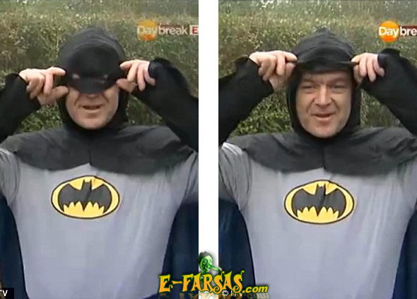 O Batman desmascarado! O herói é amigo do vilão! (fotos: Reprodução/YouTube)