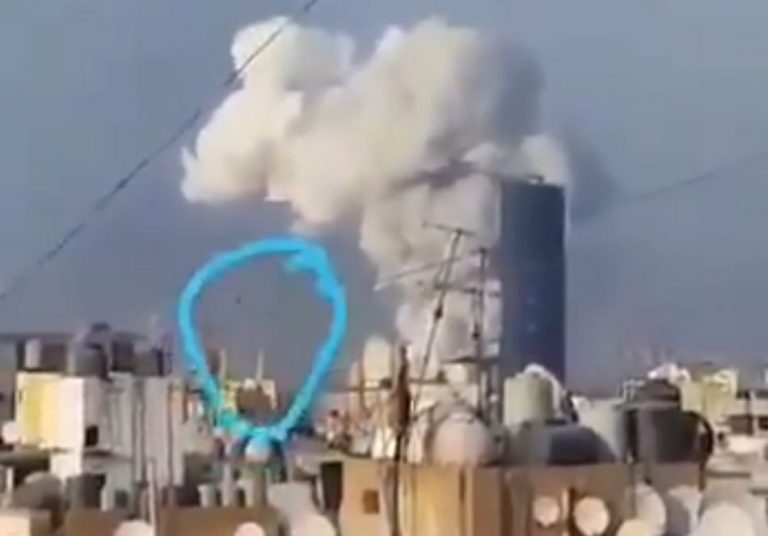 Vídeo mostra um míssil ou drone de causando a megaexplosão em Beirute?