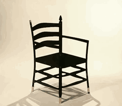 Ilusão de ótica em uma cadeira! Como é possível?