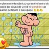 É verdade que o Cascão tomou banho pela primeira vez por causa do coronavírus? (imagem: Reprodução/WhatsApp)