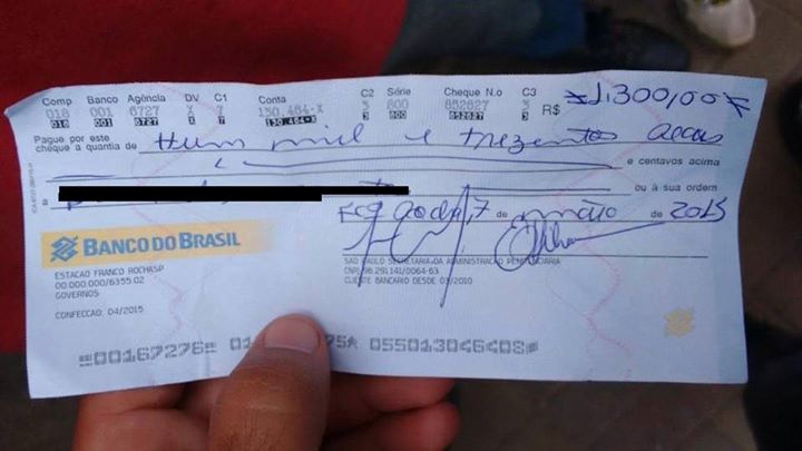 Preso recebe cheque de R$ de indulto do dia das mães!
