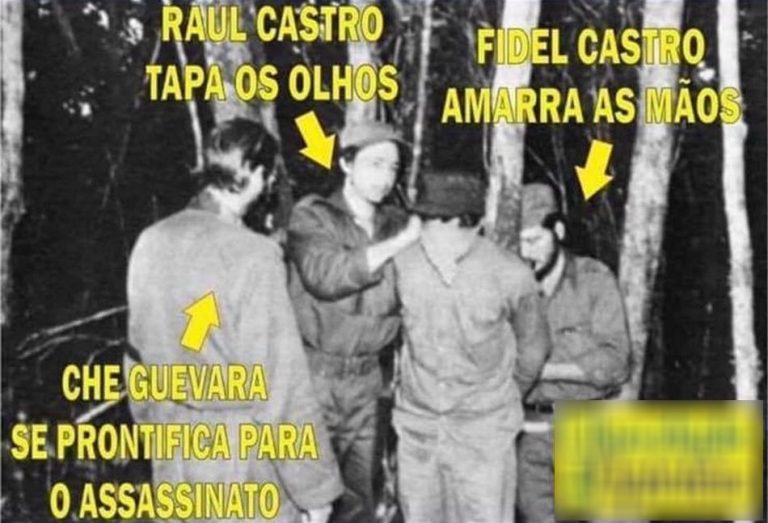 Foto mostra Che Guevara pronto para executar um pobre camponês cubano?
