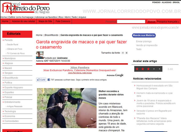 Jornal Correio do Povo - Alagoas