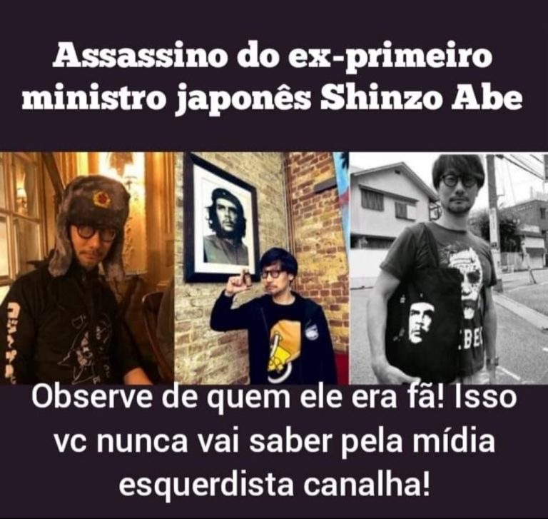 O assassino do ex-primeiro-ministro japonês Shinzo Abe aparece em fotos louvando Che Guevara?