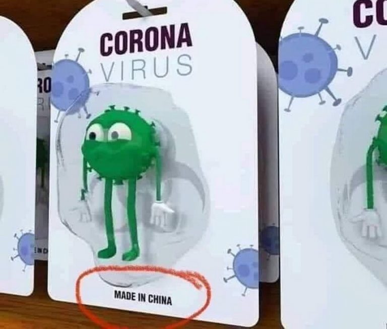 Será verdade que o “boneco do coronavírus” vem sendo fabricado pela China?