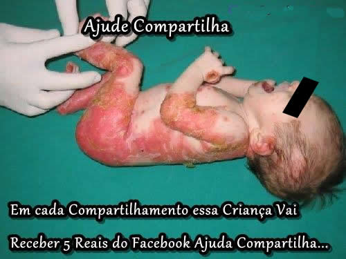 Criança pede sua ajuda no facebook!