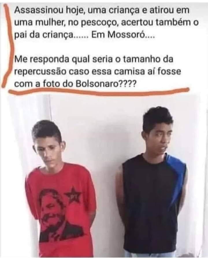 Assassino de criança aparece em foto com camiseta do Lula! Será verdade?
