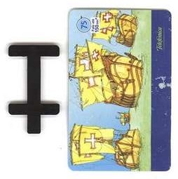 A peça em forma de cruz da Titan é menor que um cartão telefônico!
