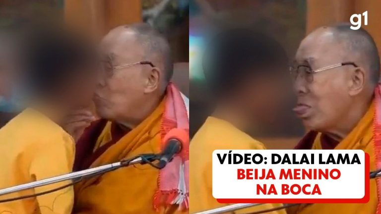 O Dalai Lama pediu para uma criança chupar a sua língua?