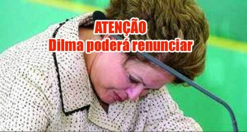 Carta com a renúncia de Dilma já está pronta! Será verdade? (foto: Reprodução/Facebook)