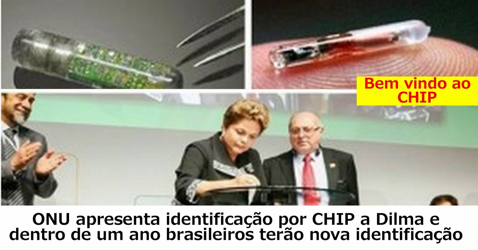 Dilma aprova a implantação de chip nos brasileiros em 2015!