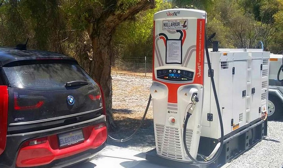 Carregador de carros elétricos é alimentado por gerador a diesel! Será