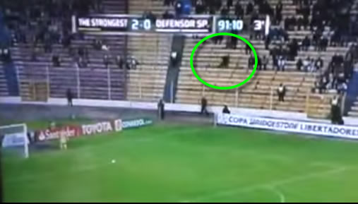 Fantasma aparece em estádio lotado durante a Copa Libertadores!