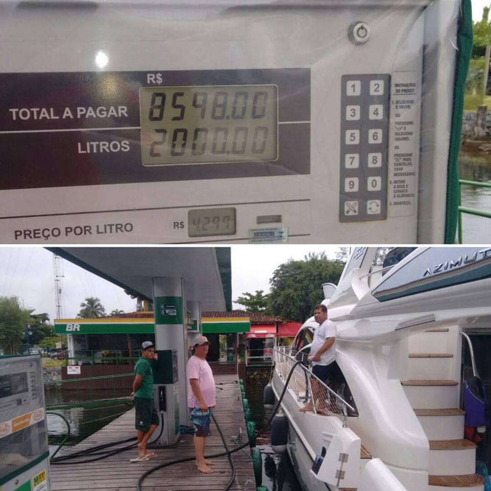 Filho do Lula é flagrado abastecendo seu iate com 2.000 litros de combustível! Será verdade? (foto: Reprodução/Facebook)