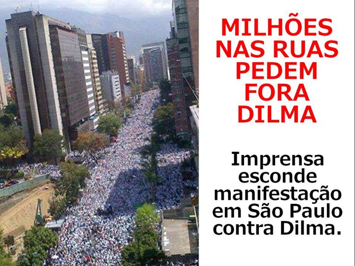 Milhões teriam saído às ruas para pedir o impeachment de Dilma Rousseff! Será verdade? (foto: Reprodução/Facebook)