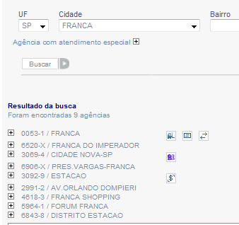 Agências do Banco do Brasil de Franca