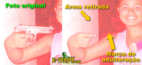 Garota com a arma na mão: Comparando as duas versões!