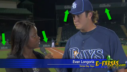 Jogador Evan Longoria salva reporter de levar uma bolada no baseball