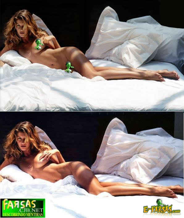 A top model Gisele Bündchen completamente nua!