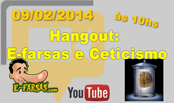 Assista ao bate-papo do @Efarsas e o @Ceticismo no YouTube!