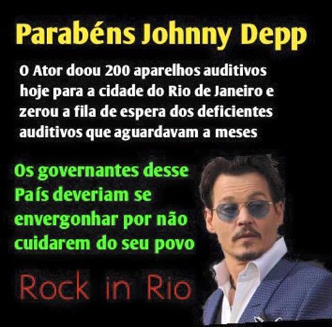 Johnny Depp é o macho que o Brasil tem de deixar de ser