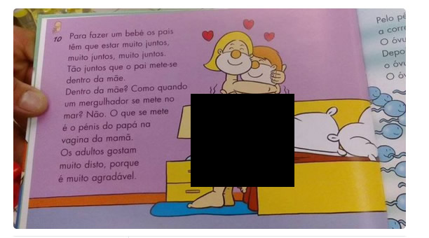 Livro infantil ensina sexo para as crianças! Será verdade?