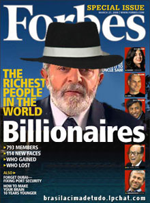 A fortuna de Lula de acordo com a Forbes!