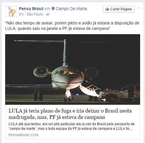 Lula teria tentado fugir do país para não prestar depoimento! Será verdade?