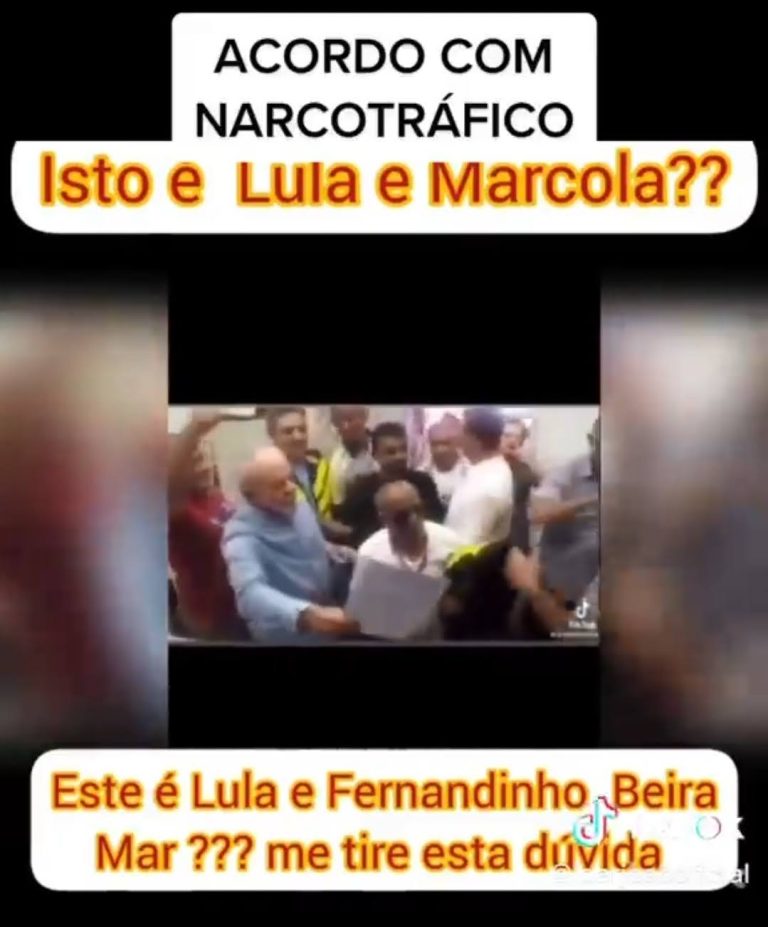 Lula apareceu em vídeo negociando com Marcola e Fernandinho Beira-Mar?