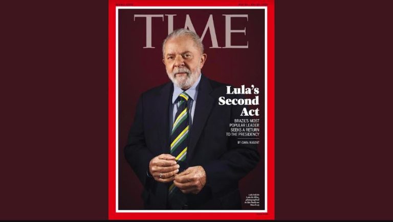 A foto da capa da revista Time com o ex-presidente Lula é real?