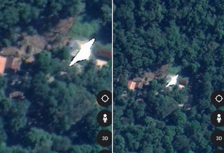 O Google Earth escondeu o local da queda do suposto OVNI de Magé/RJ?