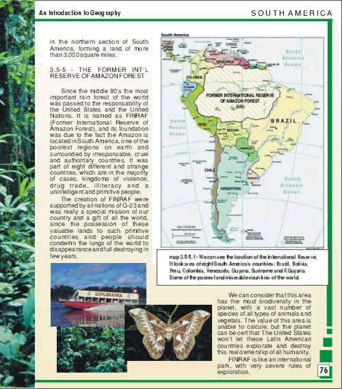 Livro mostra Amazônia internacionalizada!