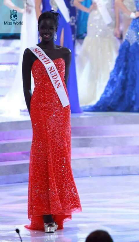 A primeira Miss Mundo negra é do Sudão do Sul! Será? (foto: Reprodução/facebook) 