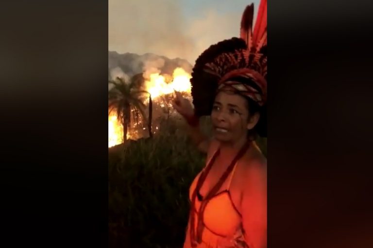 Baderneiros petistas atearam fogo em aldeia indígena na Amazônia?