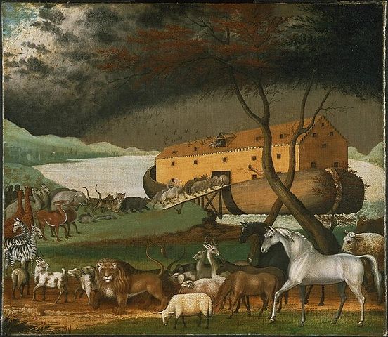 Arca de Noé - Edward Hicks (reprodução/Wikipédia)