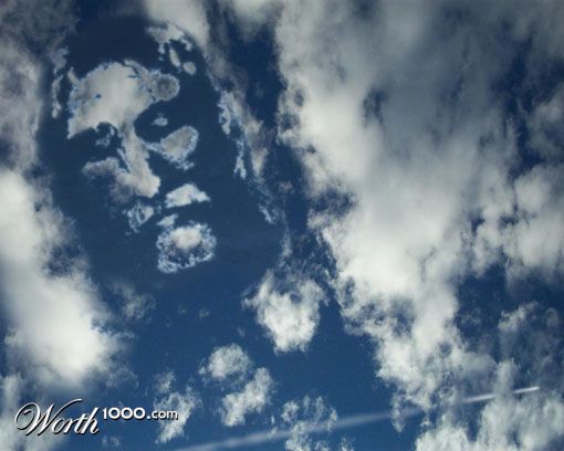 Foto mostra o rosto de Jesus nas nuvens! Milagre?