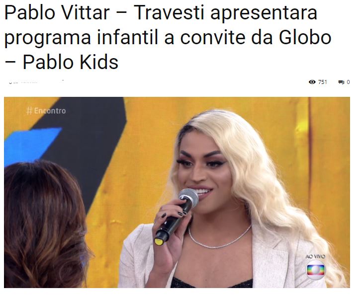 Repórter de programa da globo ataca Pabllo Vittar em suas redes sociais -  Diário do Sertão