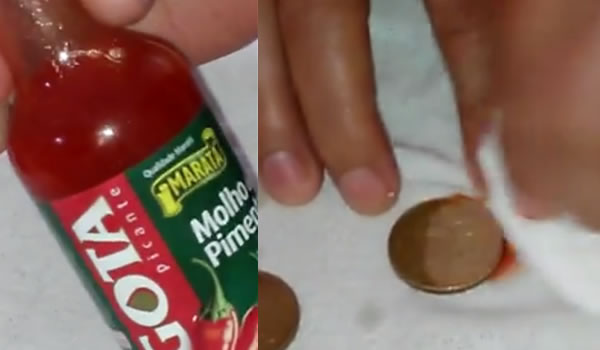 Pimenta Gota corrói até moedas e faz mal à saúde?