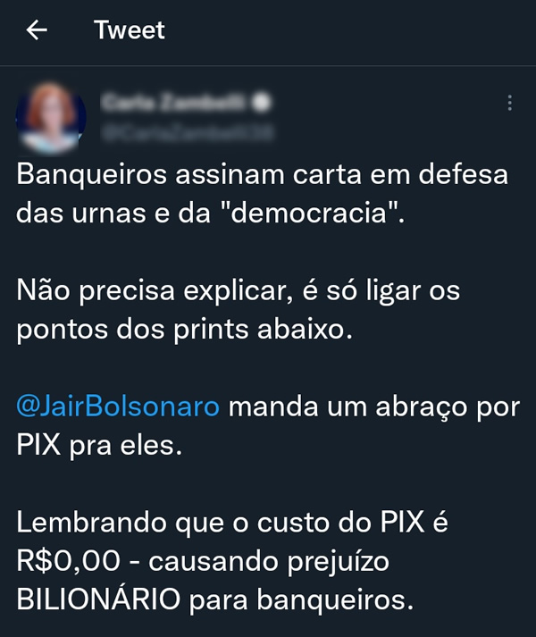 Bolsonaro é o pai do PIX? O PIX deu prejuízo aos bancos?