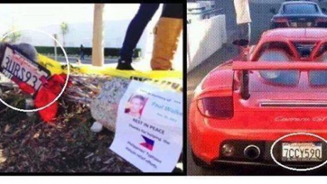 Placas diferentes provam que o carro do acidente não seria o mesmo do ator. Verdade ou mentira?