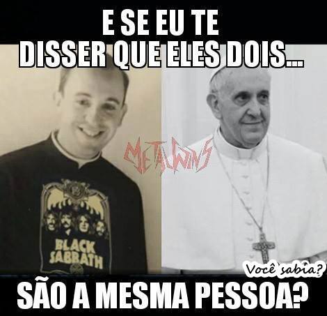 Papa Francisco era fã da banda de rock Black Sabbath?