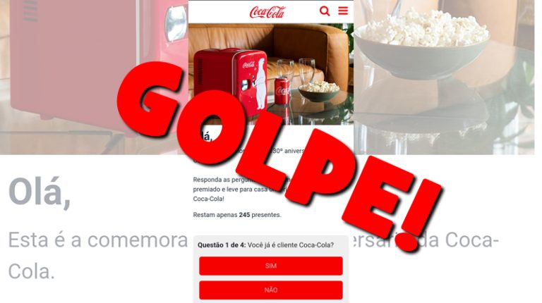 A Coca-Cola está dando frigobar em promoção de 130 anos?